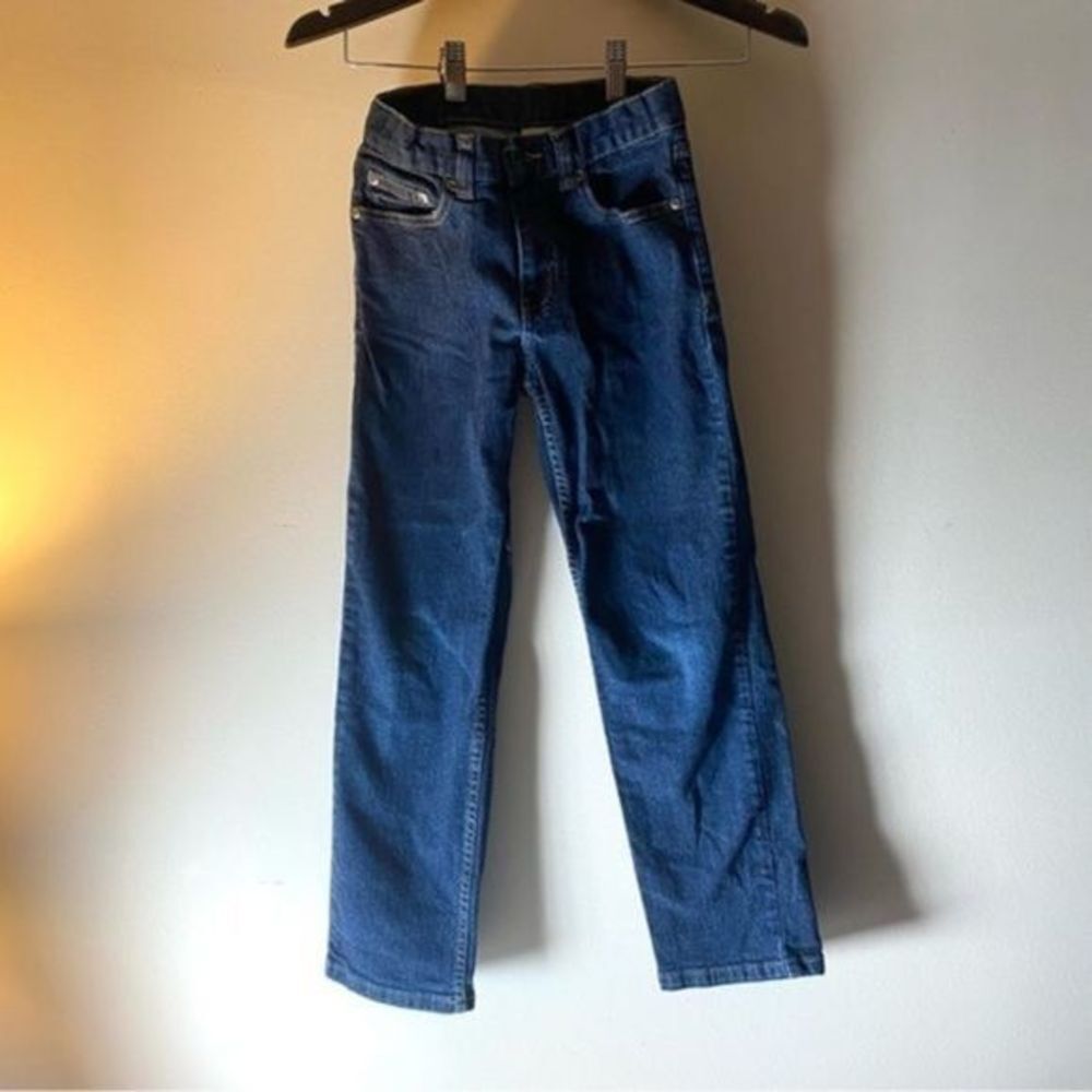 Faded Glory Kids Boys Size 10R Dark Wash Denim Jeans